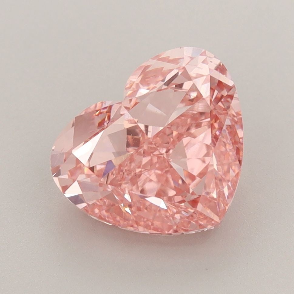 Loose Diamond - HEART 3.42ct Fancy Vivid Pink VVS2: Loose Diamond - HEART 3.42ct Fancy Vivid Pink VVS2 Source: This is a real non-mined Diamond that has been grown in a lab Shape: HEART Carats: 3.42 Color: Fancy Vivid Pink Certification: IGI Video: