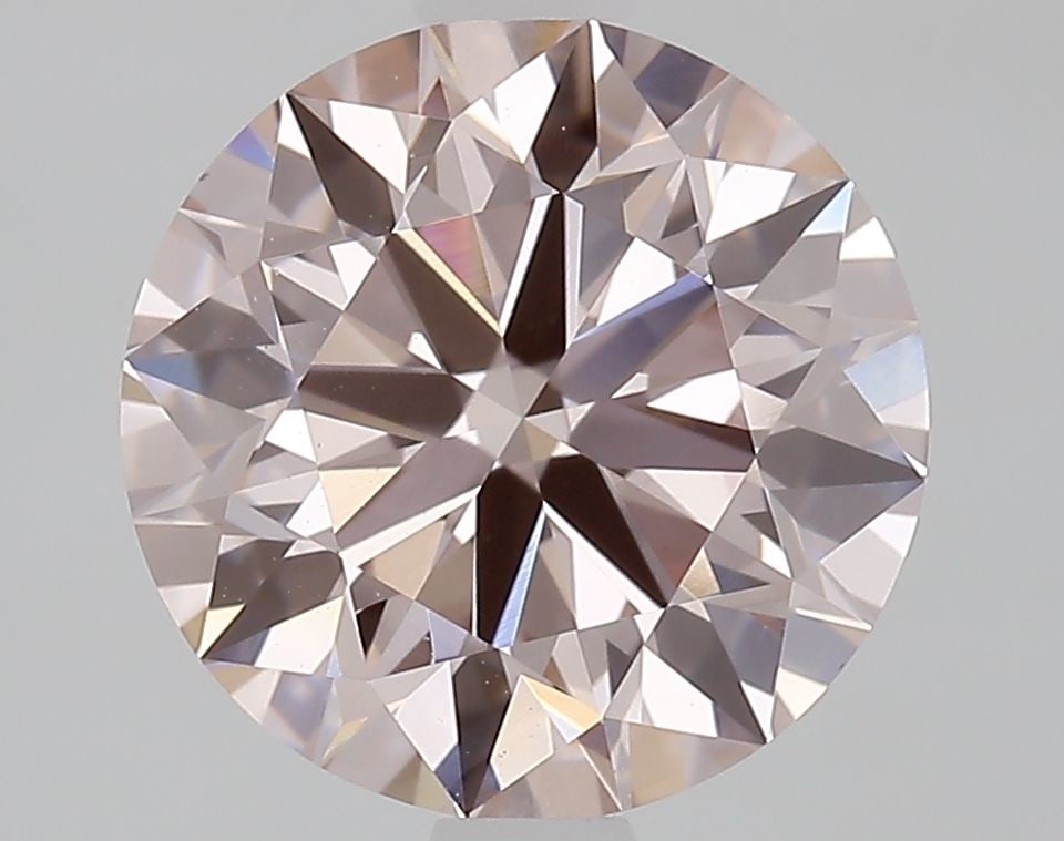 Ideal Loose Diamond - ROUND 2.19ct Fancy Brownish Pink VVS2