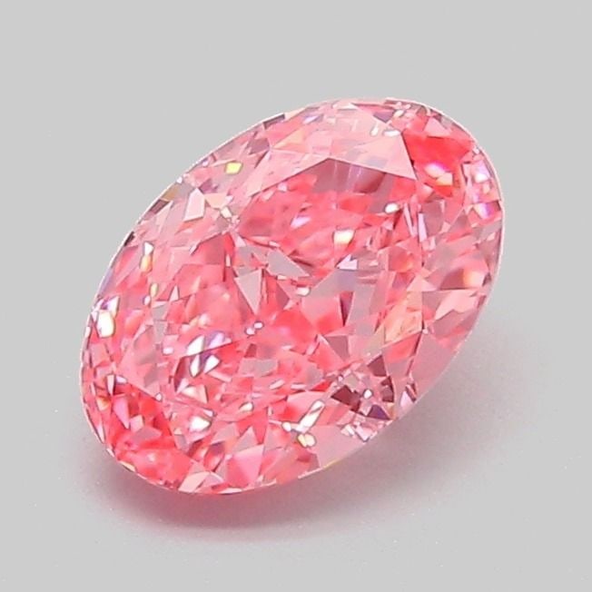 Loose Diamond - OVAL 1.07ct Fancy Vivid Pink VVS2