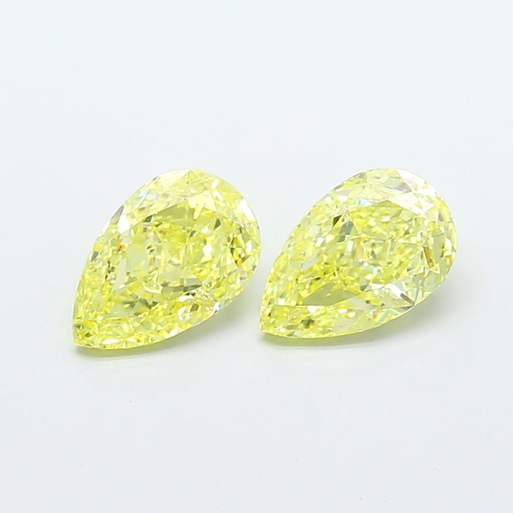 Loose Diamond - PEAR 1.53ct Fancy Intense Yellow VVS2