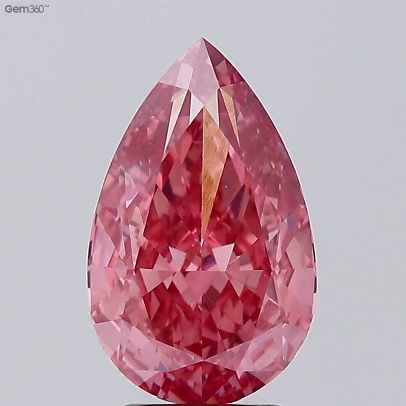 Loose Diamond - PEAR 4.26ct Fancy Vivid Pink VS1