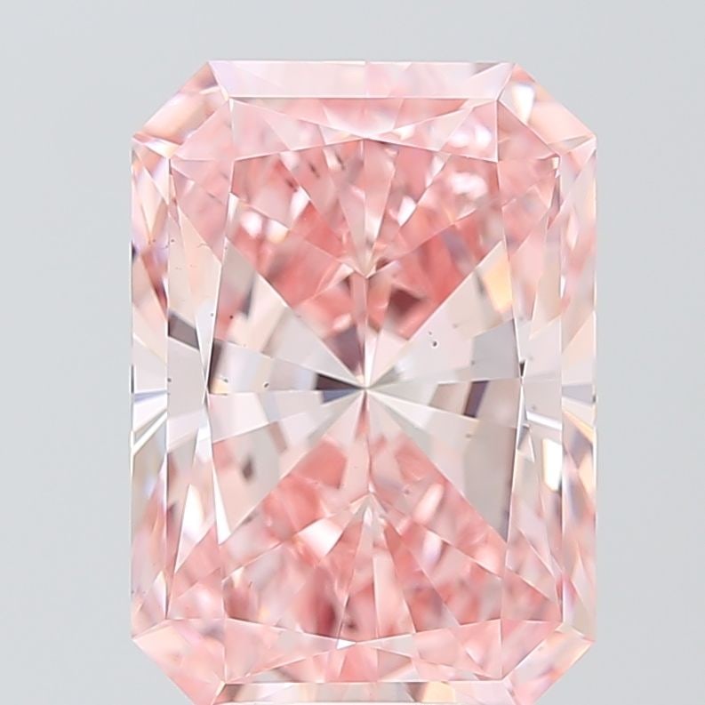 Loose Diamond - RADIANT 6.26ct Fancy Intense Pink VS2