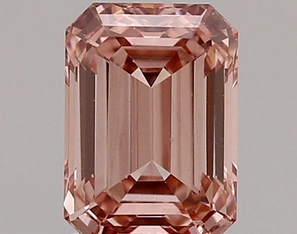 Loose Diamond - EMERALD 1.31ct Fancy Vivid Pink VS1