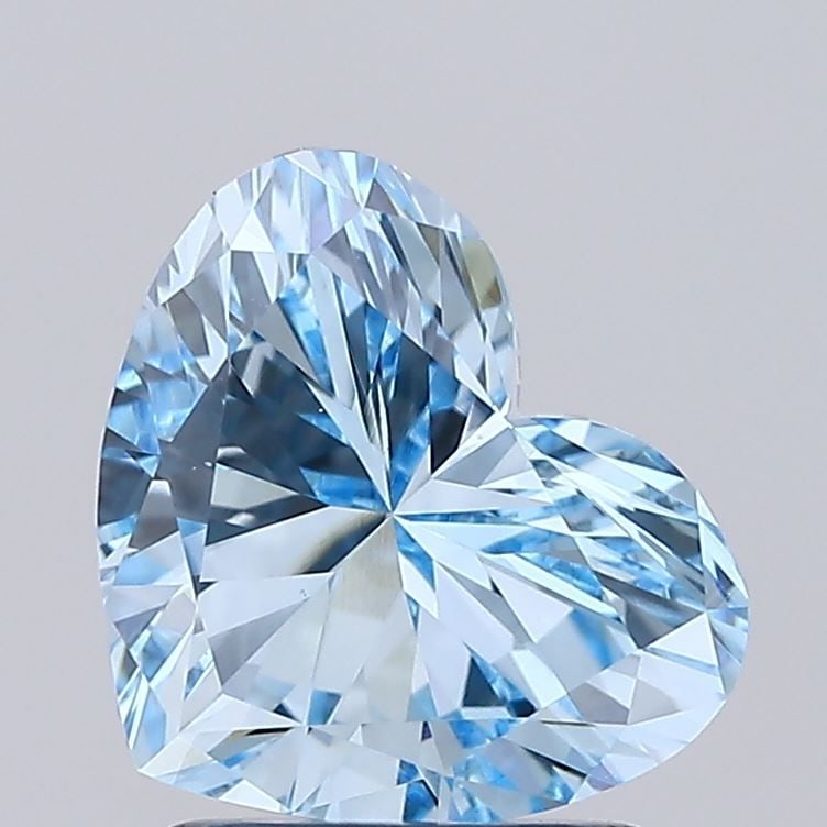 Loose Diamond - HEART 1.88ct Fancy Vivid Blue VVS2