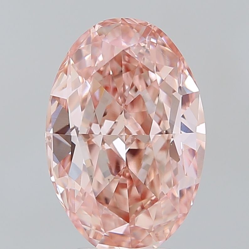 Loose Diamond - OVAL 5.0ct Fancy Vivid Pink VS1