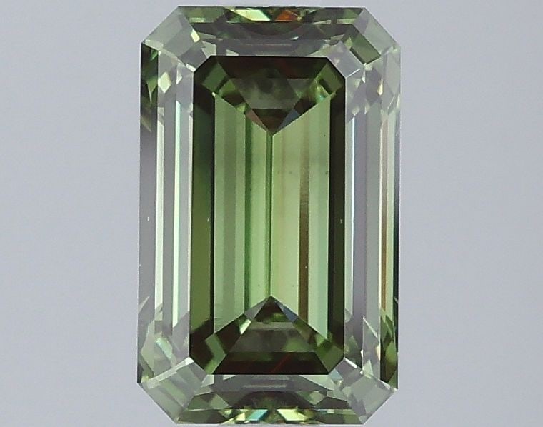 Loose Diamond - EMERALD 1.91ct Fancy Vivid Green VS2