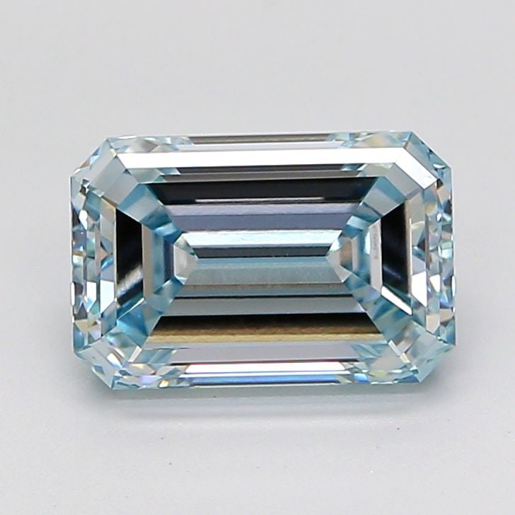Loose Diamond - EMERALD 2.05ct Fancy Blue Green VVS2