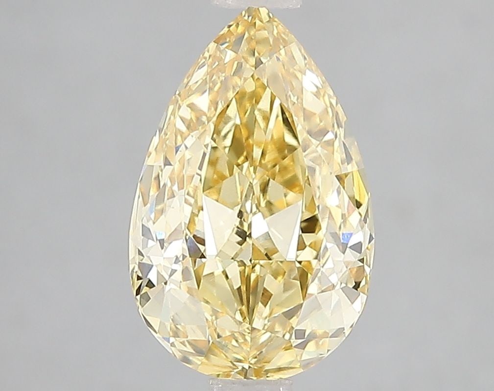 Loose Diamond - PEAR 2.47ct Fancy Intense Yellow VS1