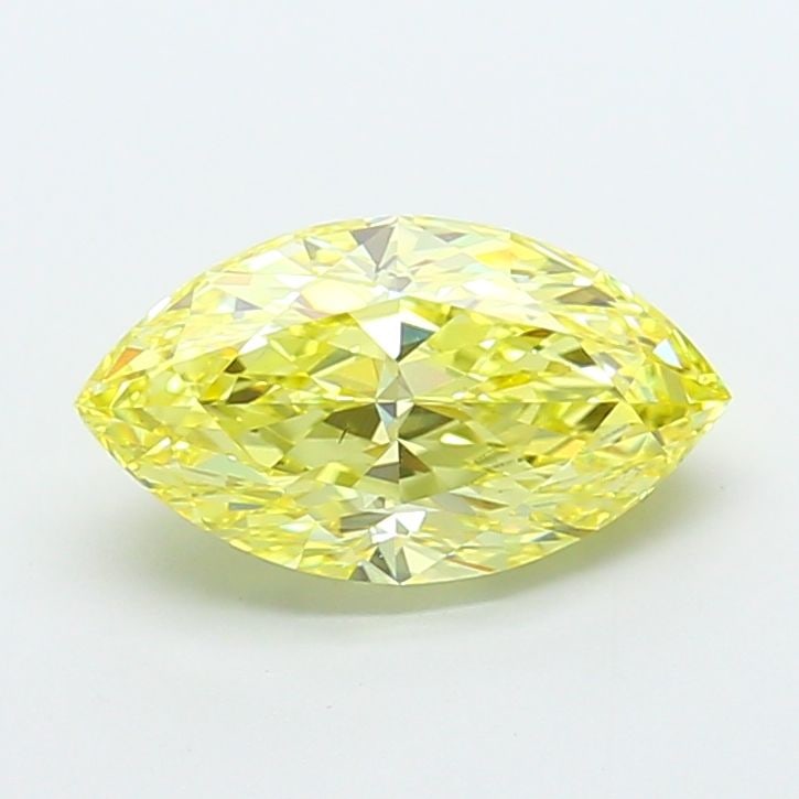 Loose Diamond - MARQUISE 3.03ct Fancy Intense Yellow VS2
