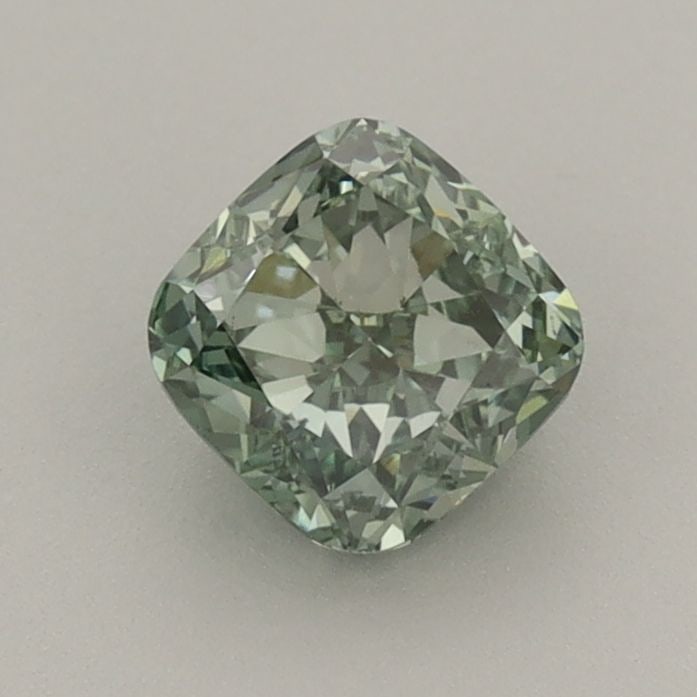 Loose Diamond - CUSHION MODIFIED 0.83ct Fancy Vivid Green VS2