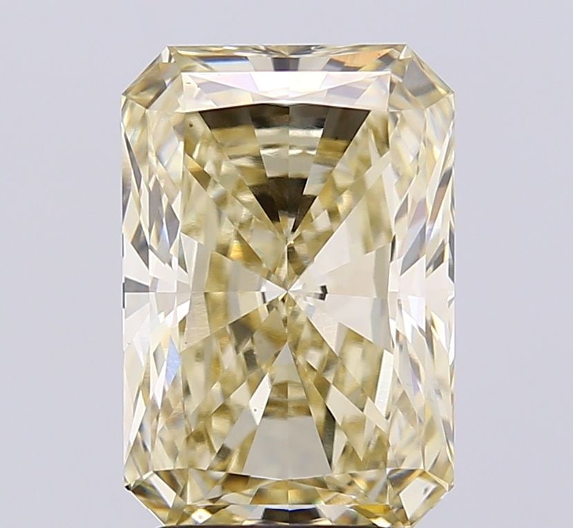 Loose Diamond - RADIANT 5.08ct Fancy Light Yellow VS1