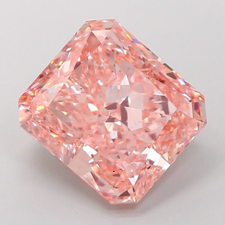 Loose Diamond - RADIANT 5.06ct Fancy Intense Pink VS2