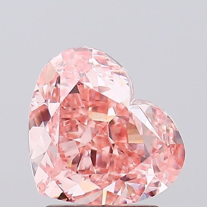 Loose Diamond - HEART 3.07ct Fancy Vivid Pink VS1