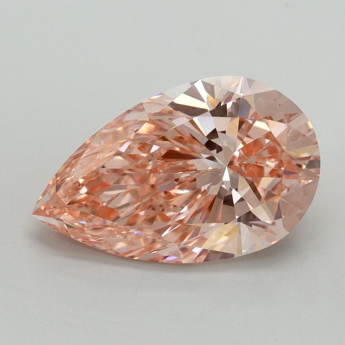Loose Diamond - PEAR 4.2ct Fancy Vivid Pink VS1