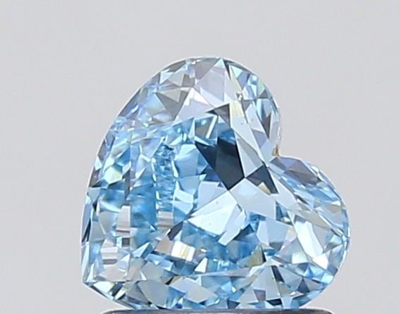 Loose Diamond - HEART 1.01ct Fancy Vivid Blue VVS2