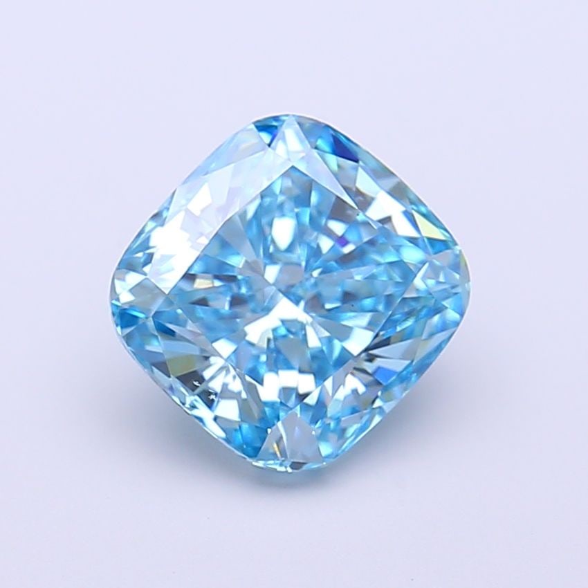 Loose Diamond - CUSHION MODIFIED 2.56ct Fancy Vivid Blue VS1