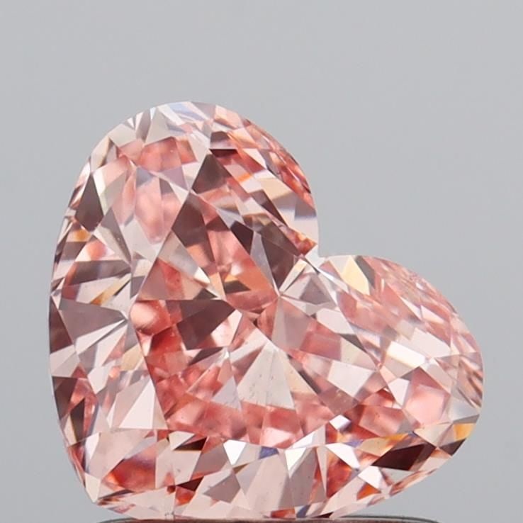 Loose Diamond - HEART 1.17ct Fancy Intense Pink VS1