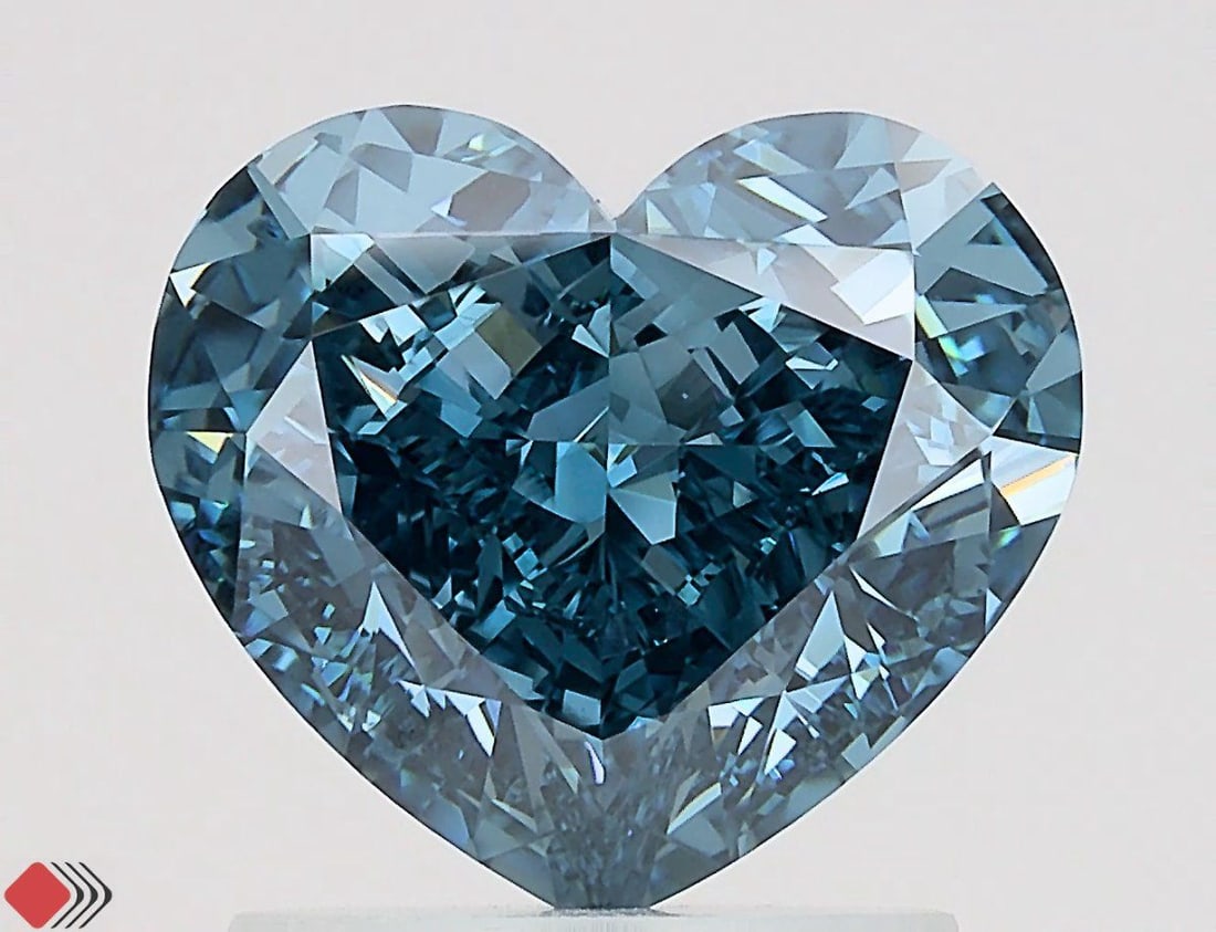 Loose Diamond - HEART 2.04ct Fancy Vivid Blue VVS1