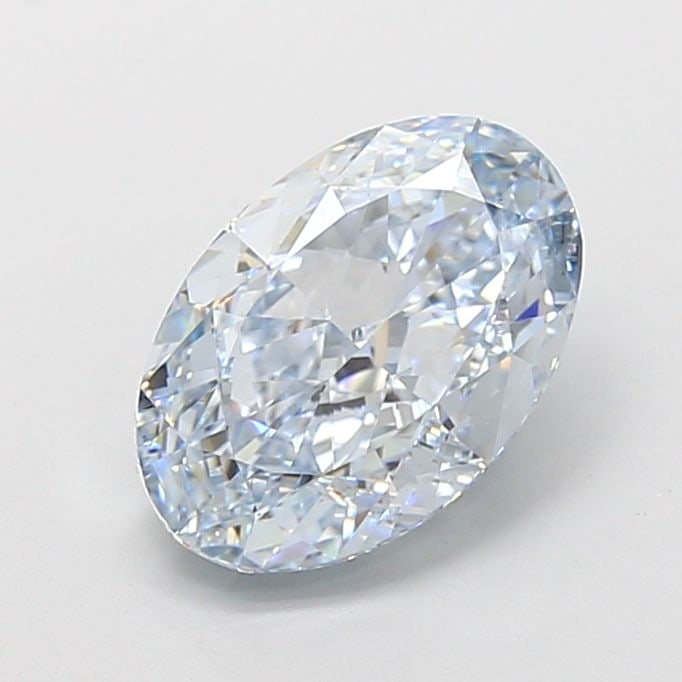 Loose Diamond - OVAL 3.55ct Fancy Blue VVS1