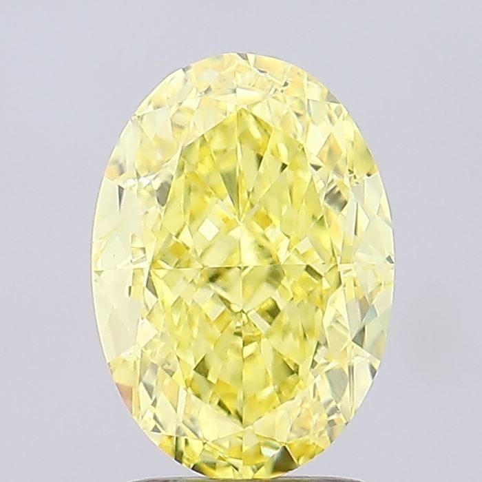 Loose Diamond - OVAL 2.44ct Fancy Vivid Yellow VS1