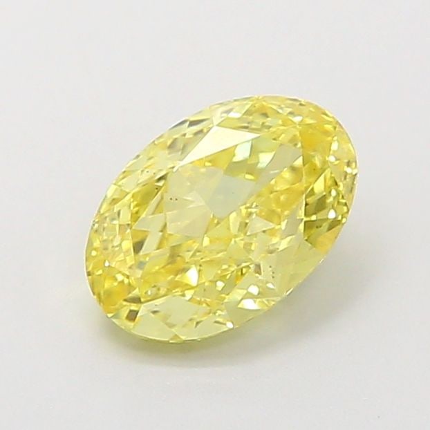 Loose Diamond - OVAL 0.84ct Fancy Vivid Yellow VS1