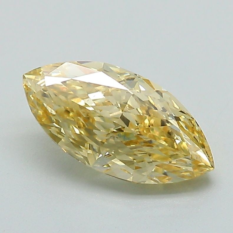 Loose Diamond - MARQUISE 1.23ct Fancy Intense Yellow VVS2