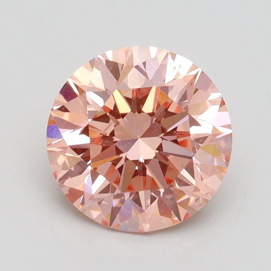 Loose Diamond - ROUND 2.22ct Fancy Intense Pink SI1
