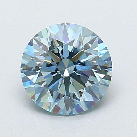 Ideal Loose Diamond - ROUND 1.42ct Fancy Vivid Blue VVS2