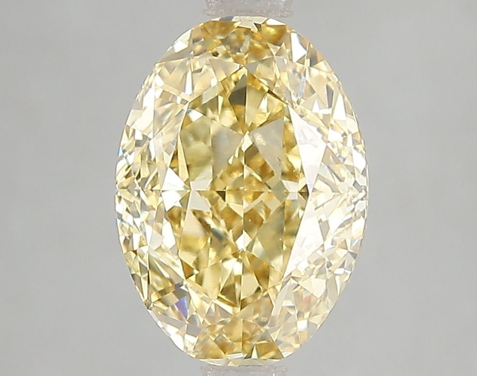 Loose Diamond - OVAL 3.09ct Fancy Intense Yellow VVS2