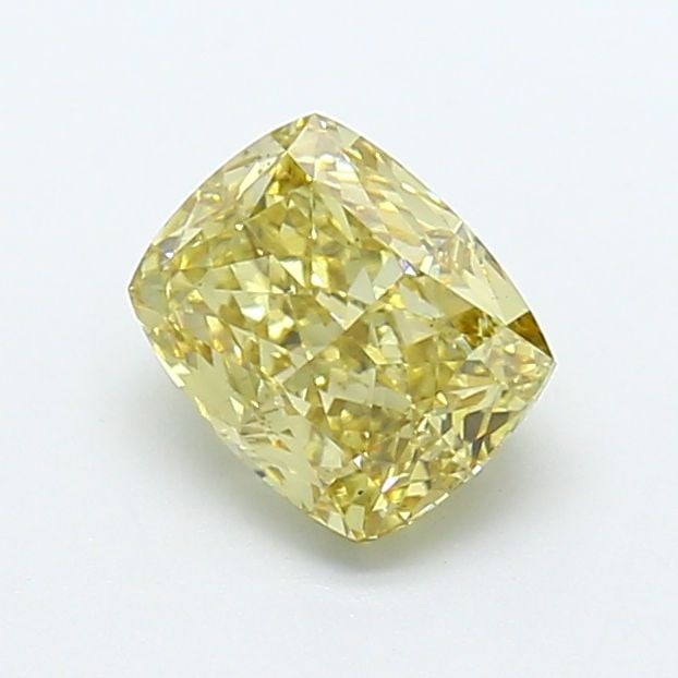 Loose Diamond - CUSHION MODIFIED 1.25ct Fancy Gray Yellow VS2