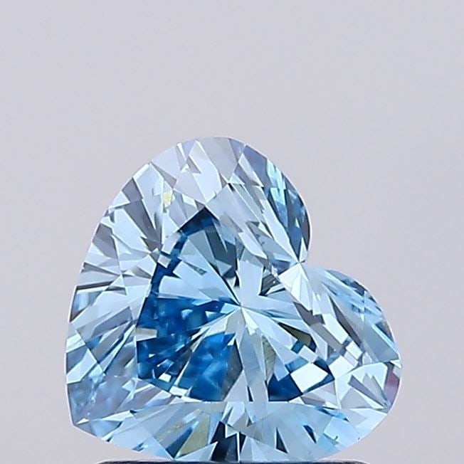 Loose Diamond - HEART 1.07ct Fancy Vivid Blue VS1