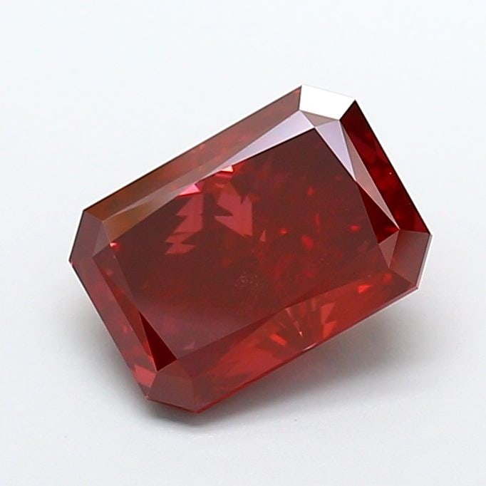 Loose Diamond - RADIANT 5.05ct Fancy Vivid Red VVS2: Loose Diamond - RADIANT 5.05ct Fancy Vivid Red VVS2 Source: This is a real non-mined Diamond that has been grown in a lab Shape: RADIANT Carats: 5.05 Color: Fancy Vivid Red Certification: IGI Video: