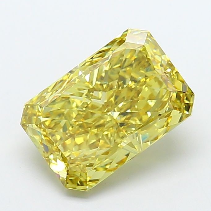 Loose Diamond - RADIANT 6.1ct Fancy Vivid Yellow VS1