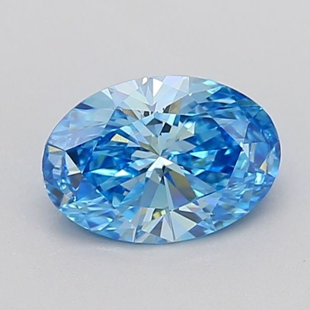 Loose Diamond - OVAL 0.91ct Fancy Vivid Blue VS1