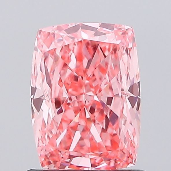 Loose Diamond - CUSHION MODIFIED 1.06ct Fancy Vivid Pink VVS2