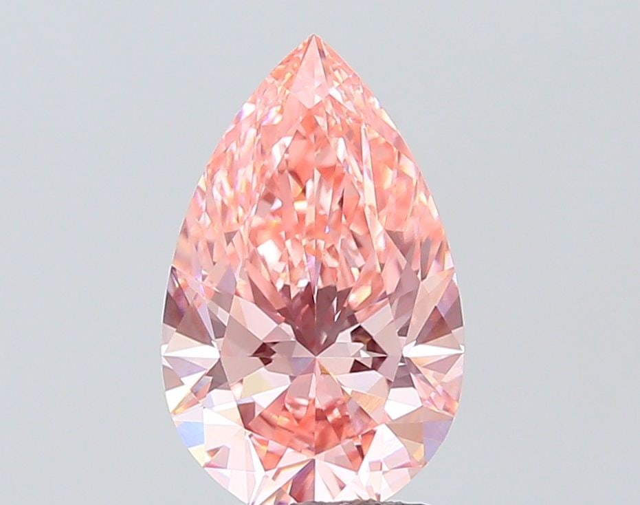 Loose Diamond - PEAR 3.09ct Fancy Vivid Pink VVS2