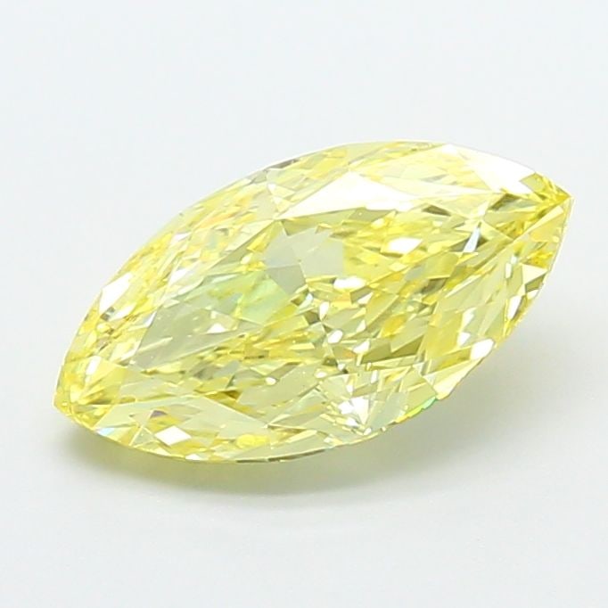 Loose Diamond - MARQUISE 2.52ct Fancy Intense Yellow VS1