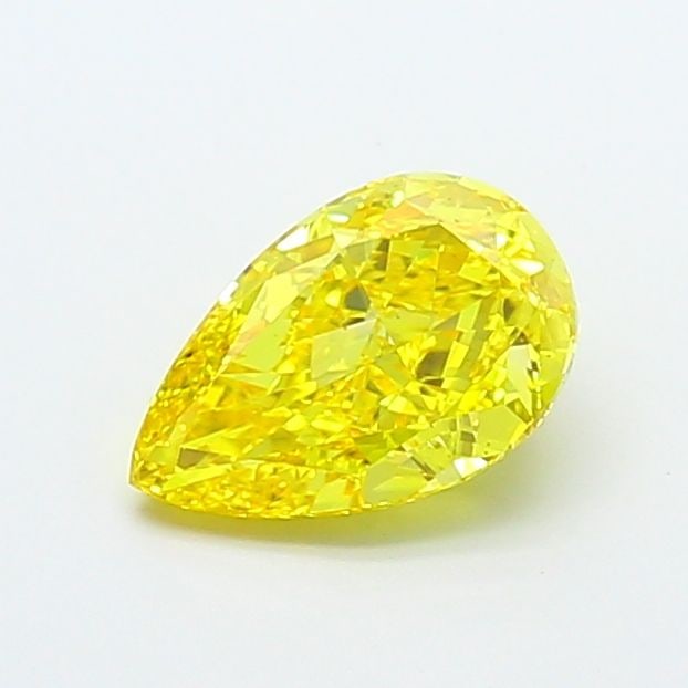Loose Diamond - PEAR 1.52ct Fancy Vivid Yellow VS1