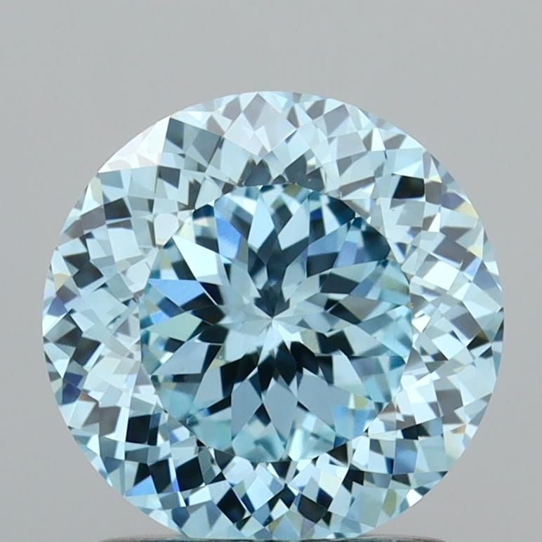 Loose Diamond - ROUND 1.45ct Fancy Blue VVS2