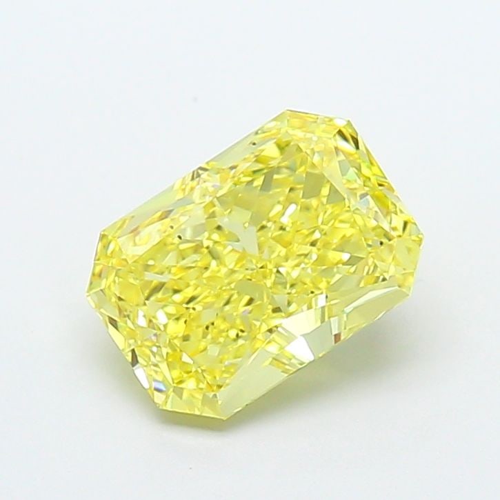 Loose Diamond - RADIANT 2.74ct Fancy Vivid Yellow SI1