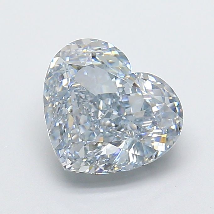 Loose Diamond - HEART 3.01ct Fancy Intense Blue VVS2: Loose Diamond - HEART 3.01ct Fancy Intense Blue VVS2 Source: This is a real non-mined Diamond that has been grown in a lab Shape: HEART Carats: 3.01 Color: Fancy Intense Blue Certification: IGI Video: