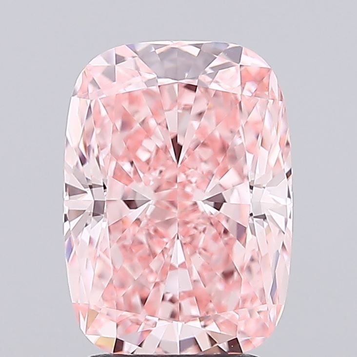 Loose Diamond - CUSHION MODIFIED 3.07ct Fancy Vivid Pink VVS2