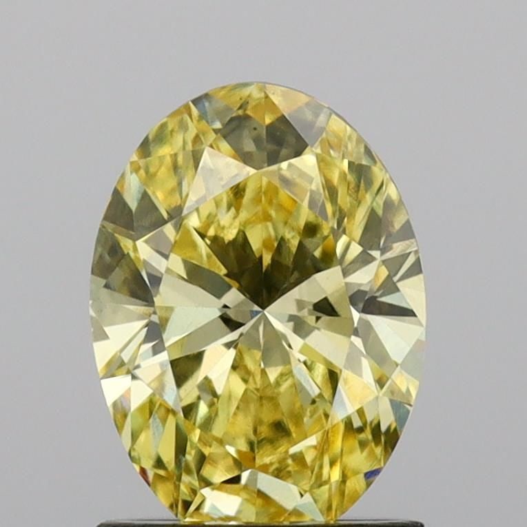 Loose Diamond - OVAL 1.24ct Fancy Vivid Yellow VS1