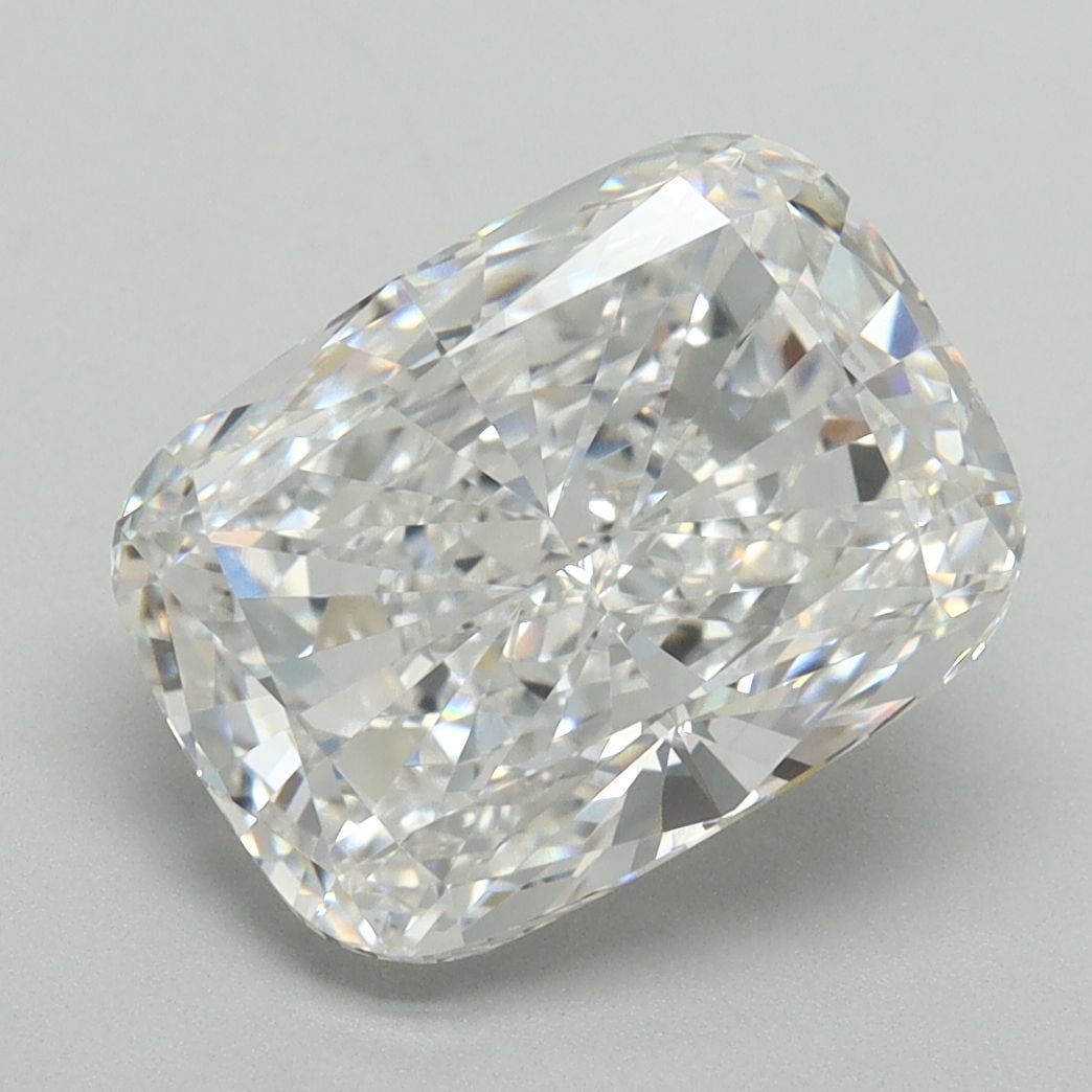 Loose Diamond - CUSHION BRILLIANT 4.06ct D VVS2: Loose Diamond - CUSHION BRILLIANT 4.06ct D VVS2 Source: This is a real non-mined Diamond that has been grown in a lab Shape: CUSHION BRILLIANT Carats: 4.06 Color: D Clarity: VVS2 Certification: IGI Vi