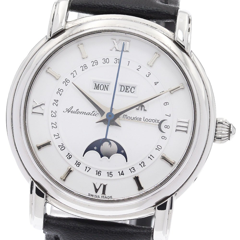 Maurice Lacroix Masterpiece automatic moon phase men's wristwatch 37767