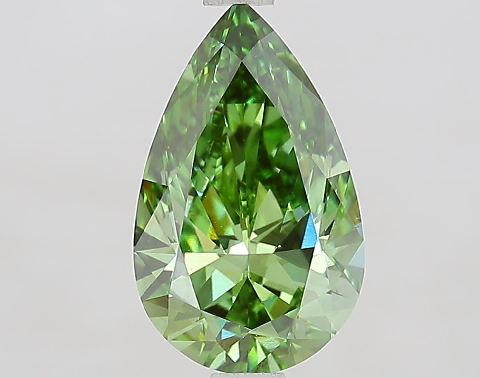 Loose Diamond - PEAR 2.01ct Fancy Vivid Green VS1