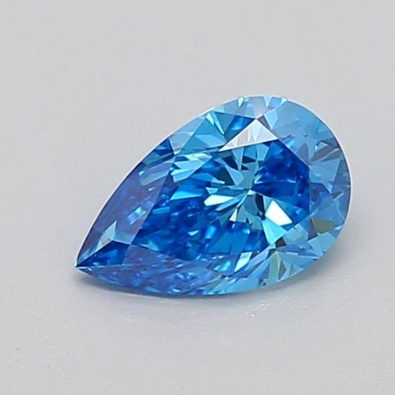 Loose Diamond - PEAR 0.53ct Fancy Vivid Blue VS1