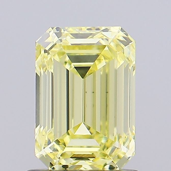 Loose Diamond - EMERALD 1.3ct Fancy Light Yellow VS2