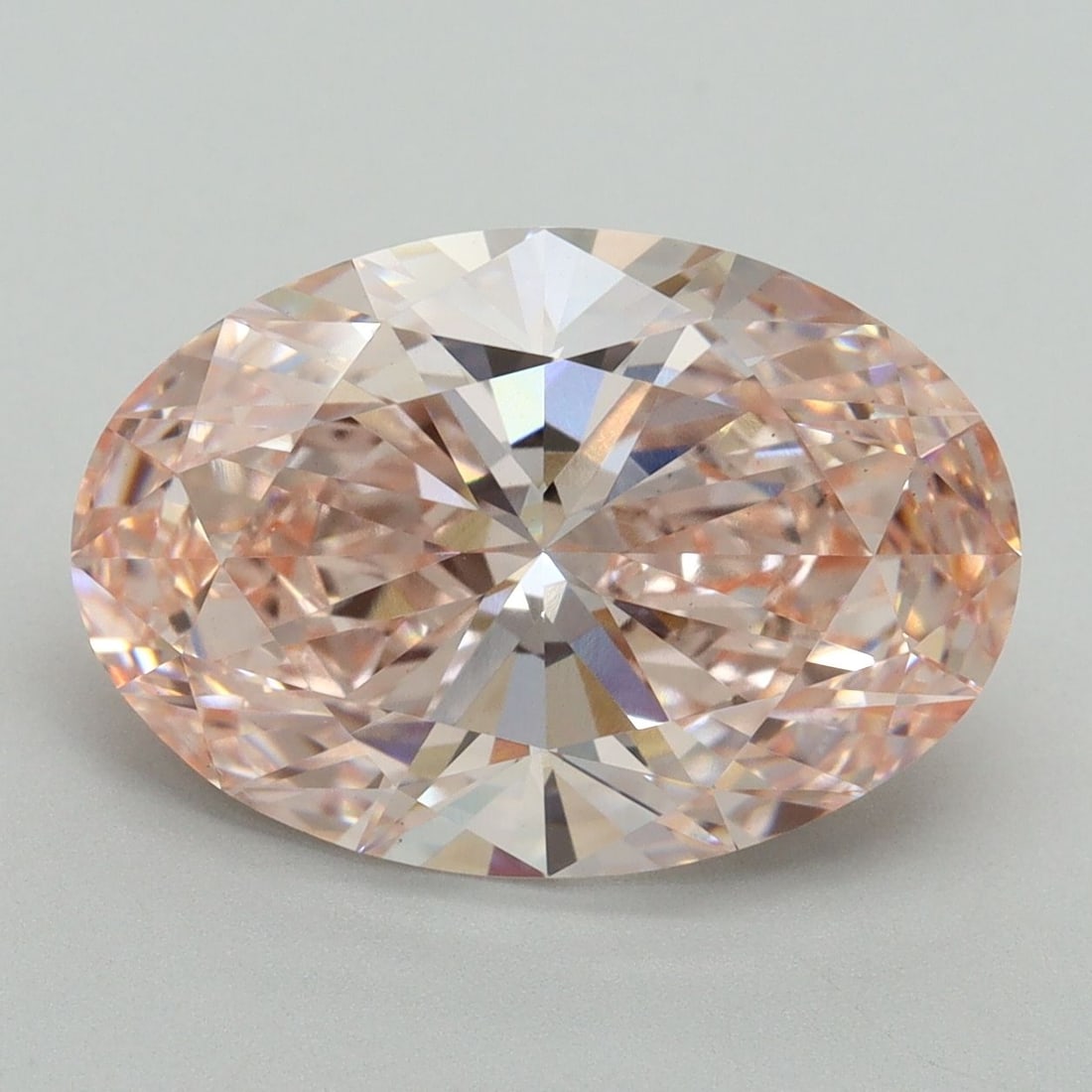 Loose Diamond - OVAL 5.53ct Fancy Intense Pink VS1
