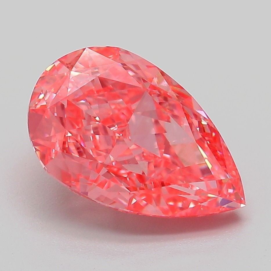 Loose Diamond - PEAR 3.23ct Fancy Vivid Pink VVS2